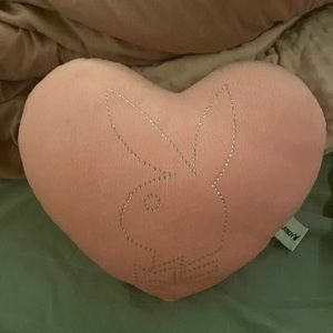 Pink Rhinestone Playboy Pillow